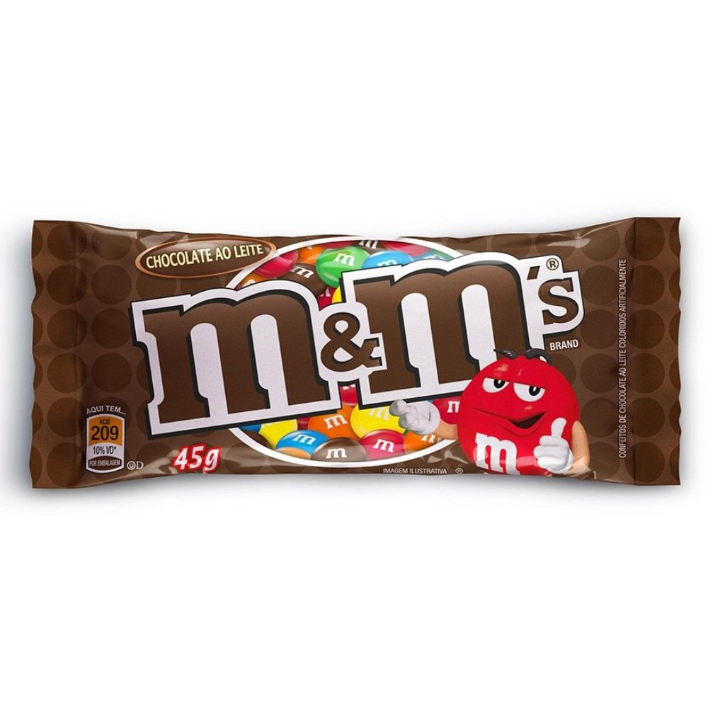 Chocolate ao leite MMs 45g